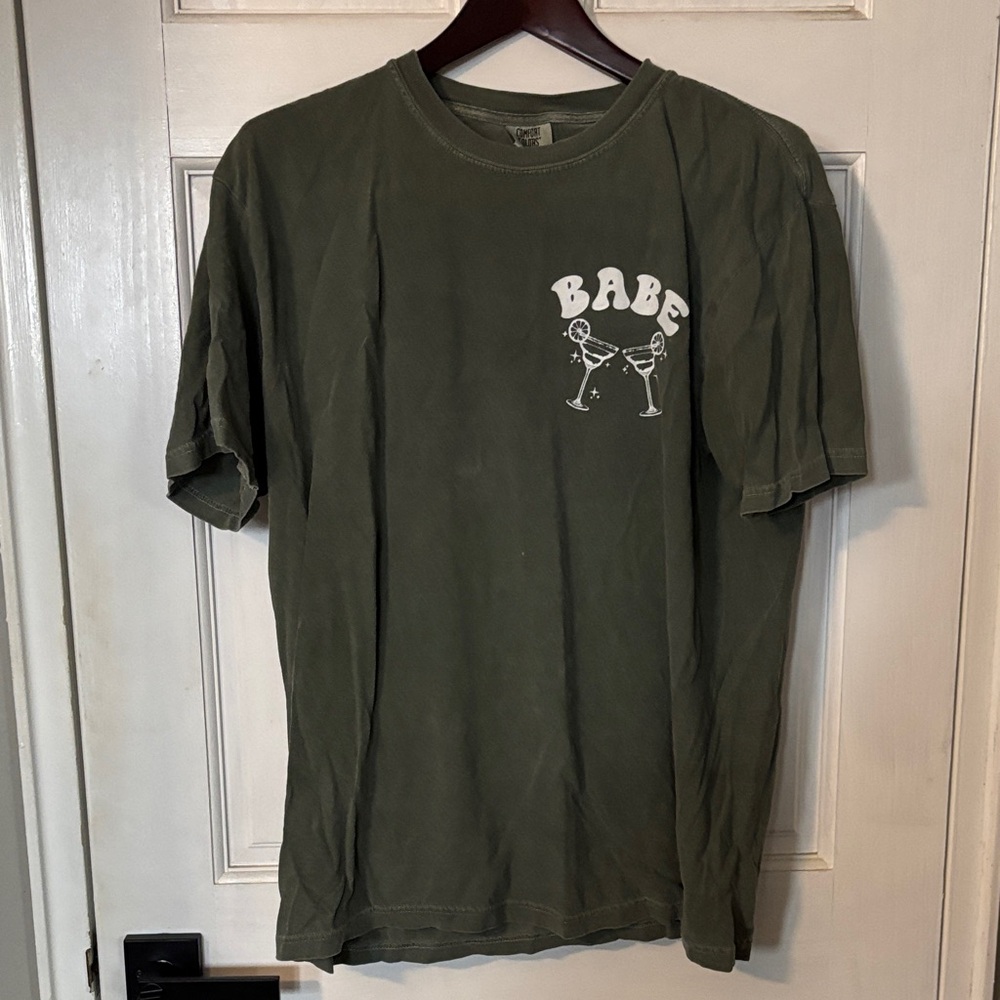 Olive Green Bachelorette Margarita Graphic Tee